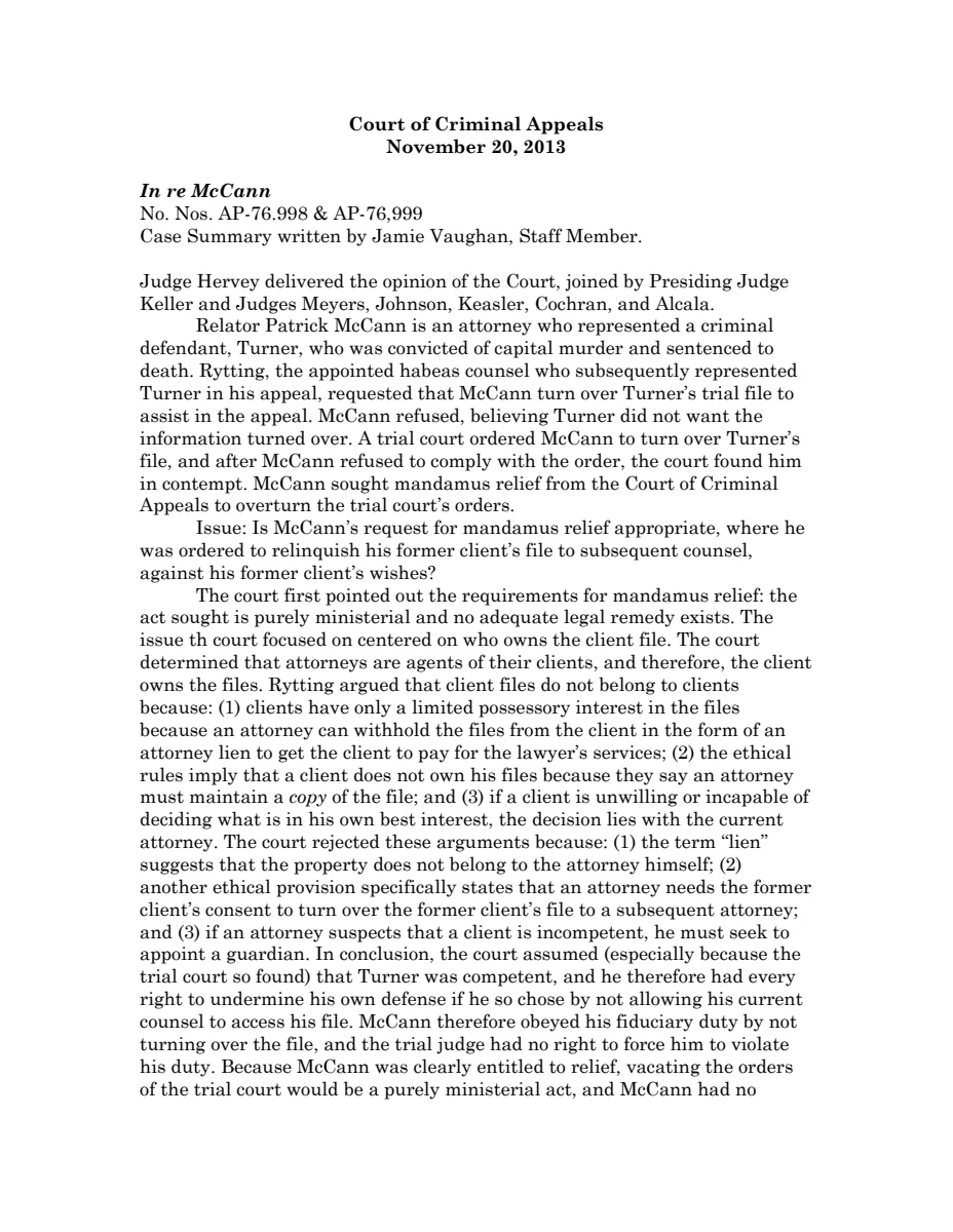 First page of Publication document