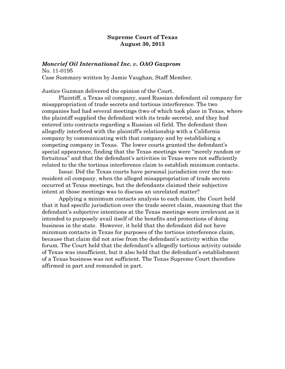 First page of 8.30 SCTX