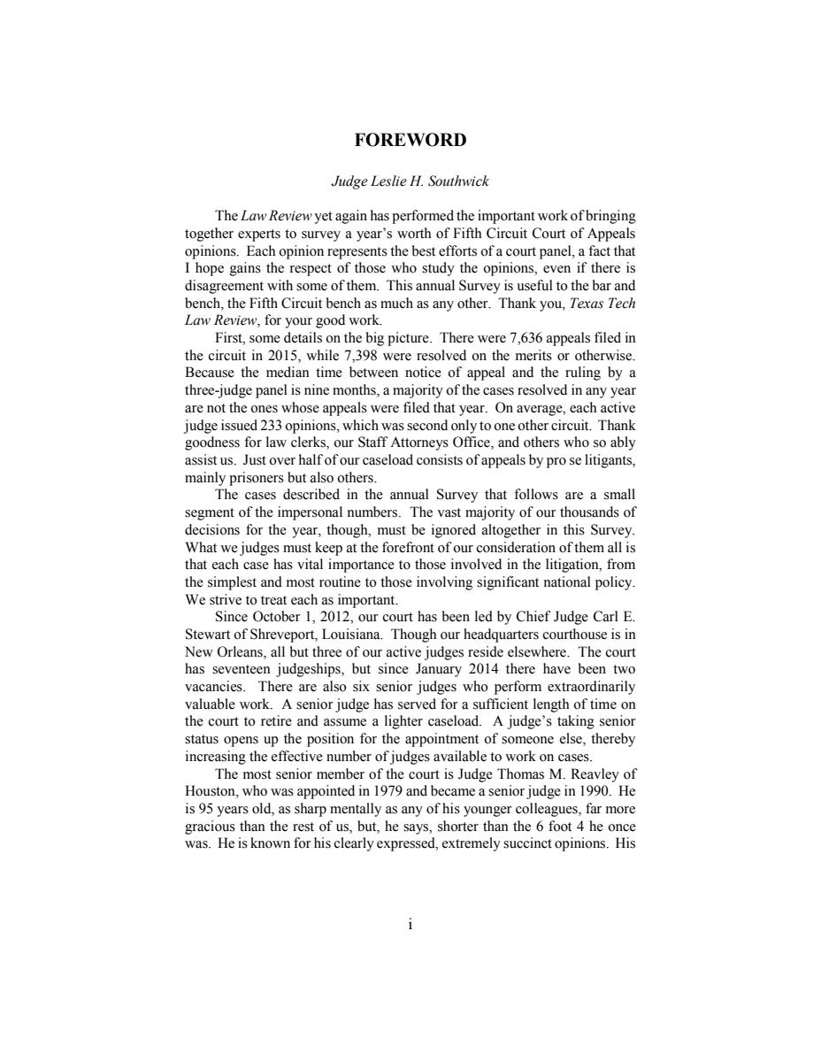 First page of Publication document