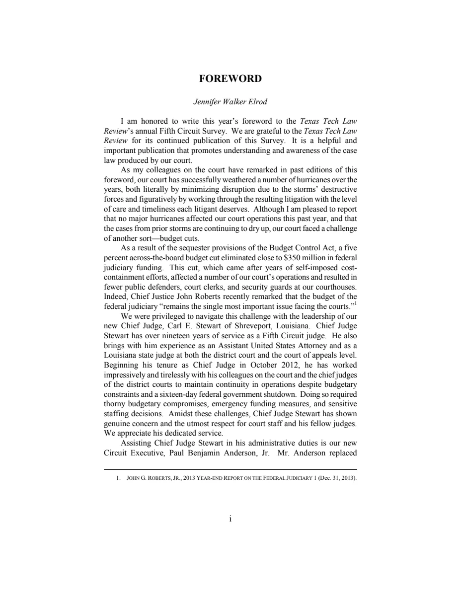 First page of Publication document