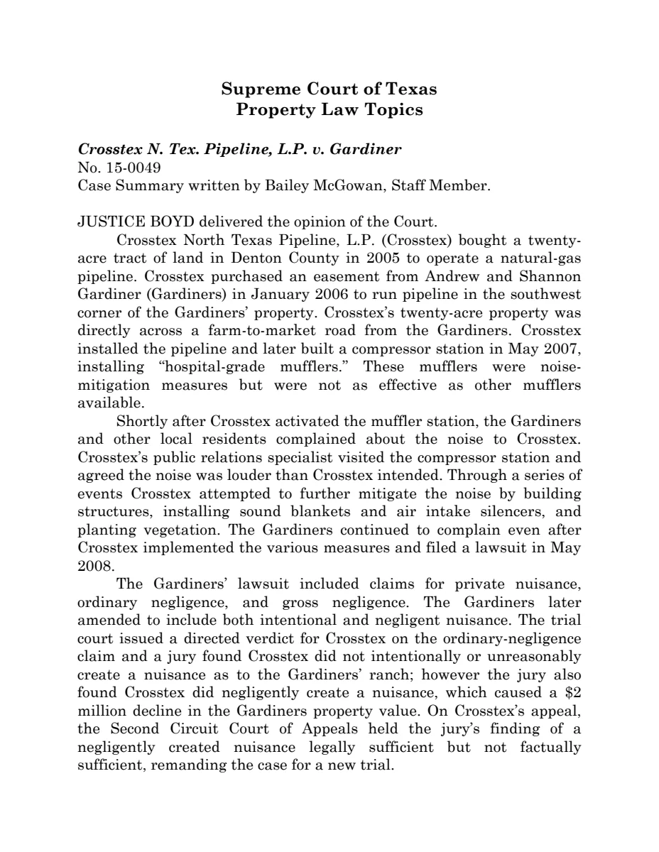 First page of Publication document