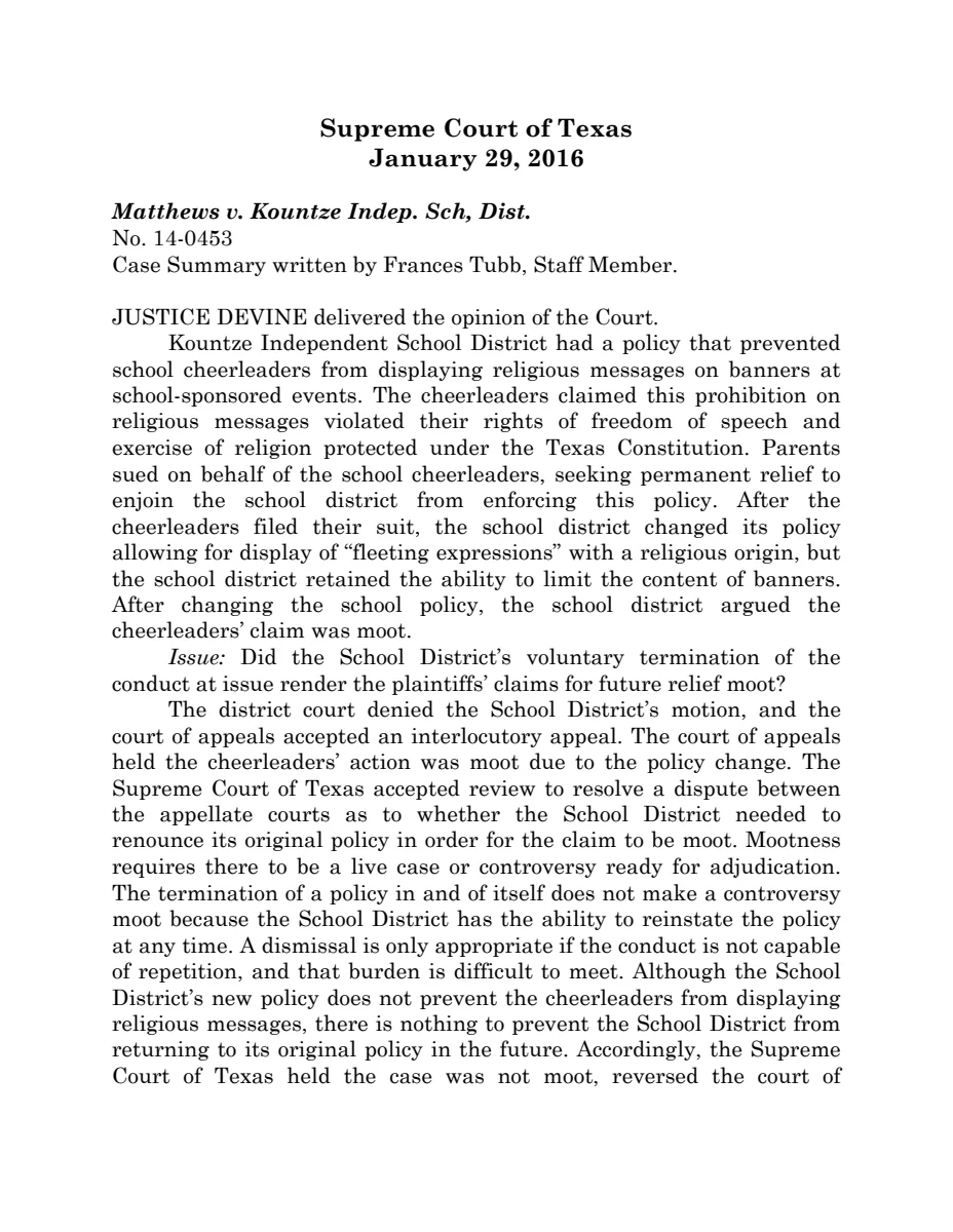 First page of January 29, 2016