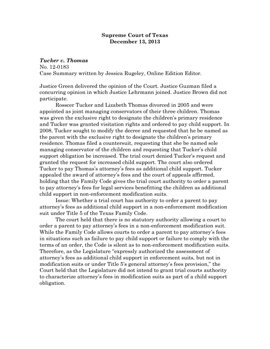 First page of Publication document