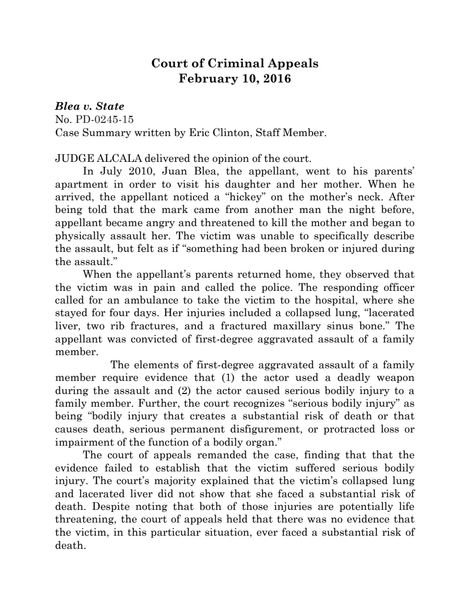 First page of February 10, 2016
