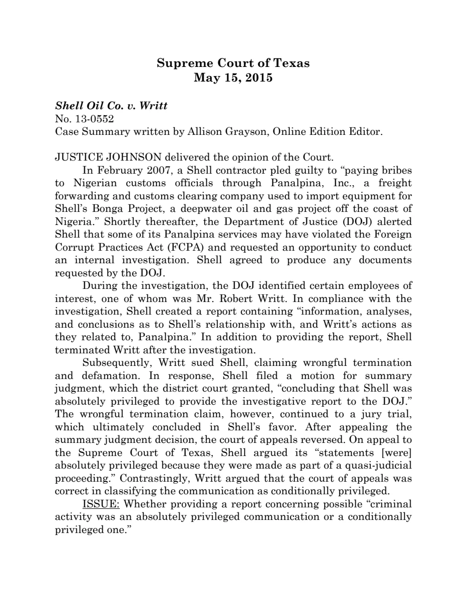 First page of May 15, 2015
