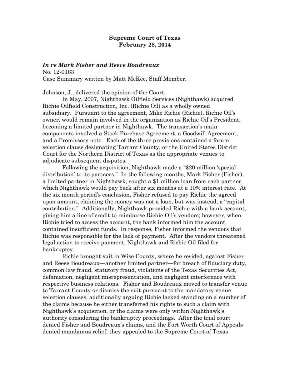 First page of Publication document