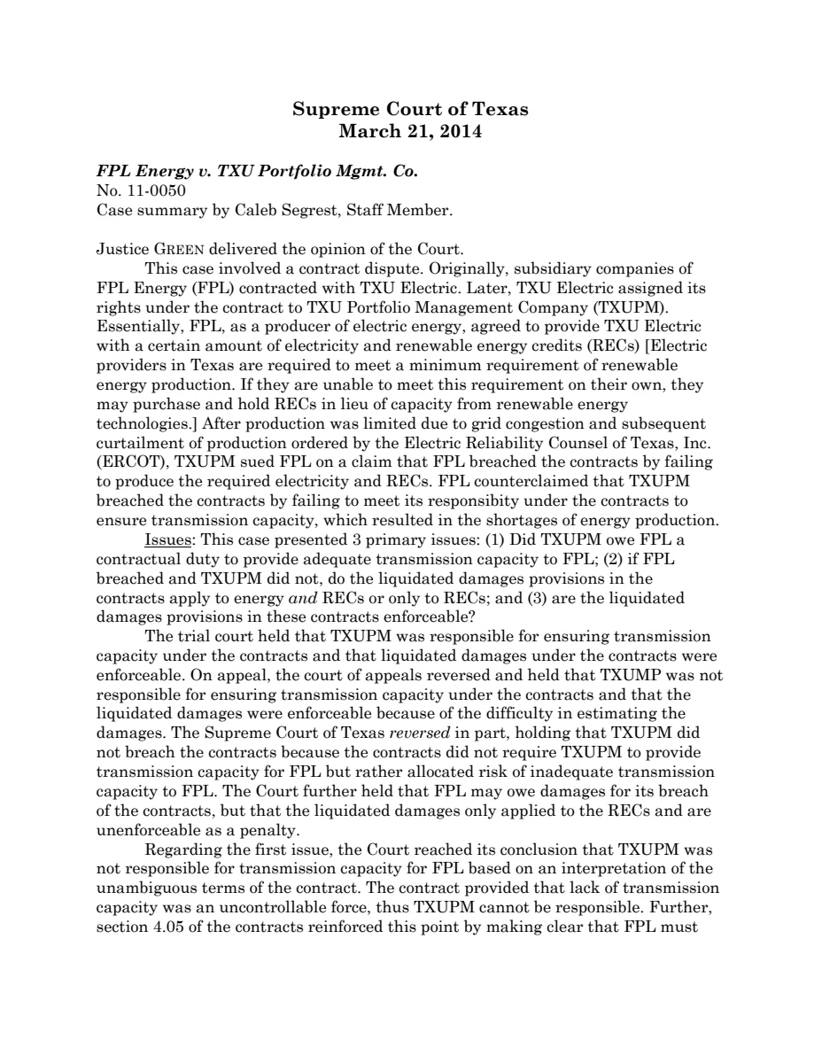 First page of Publication document