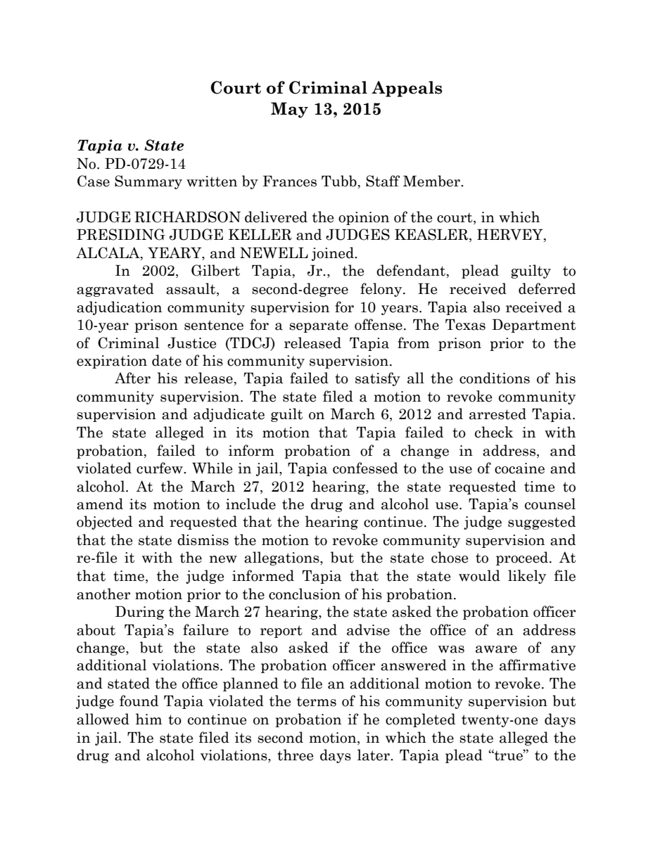 First page of CCA MAY 13, 2015