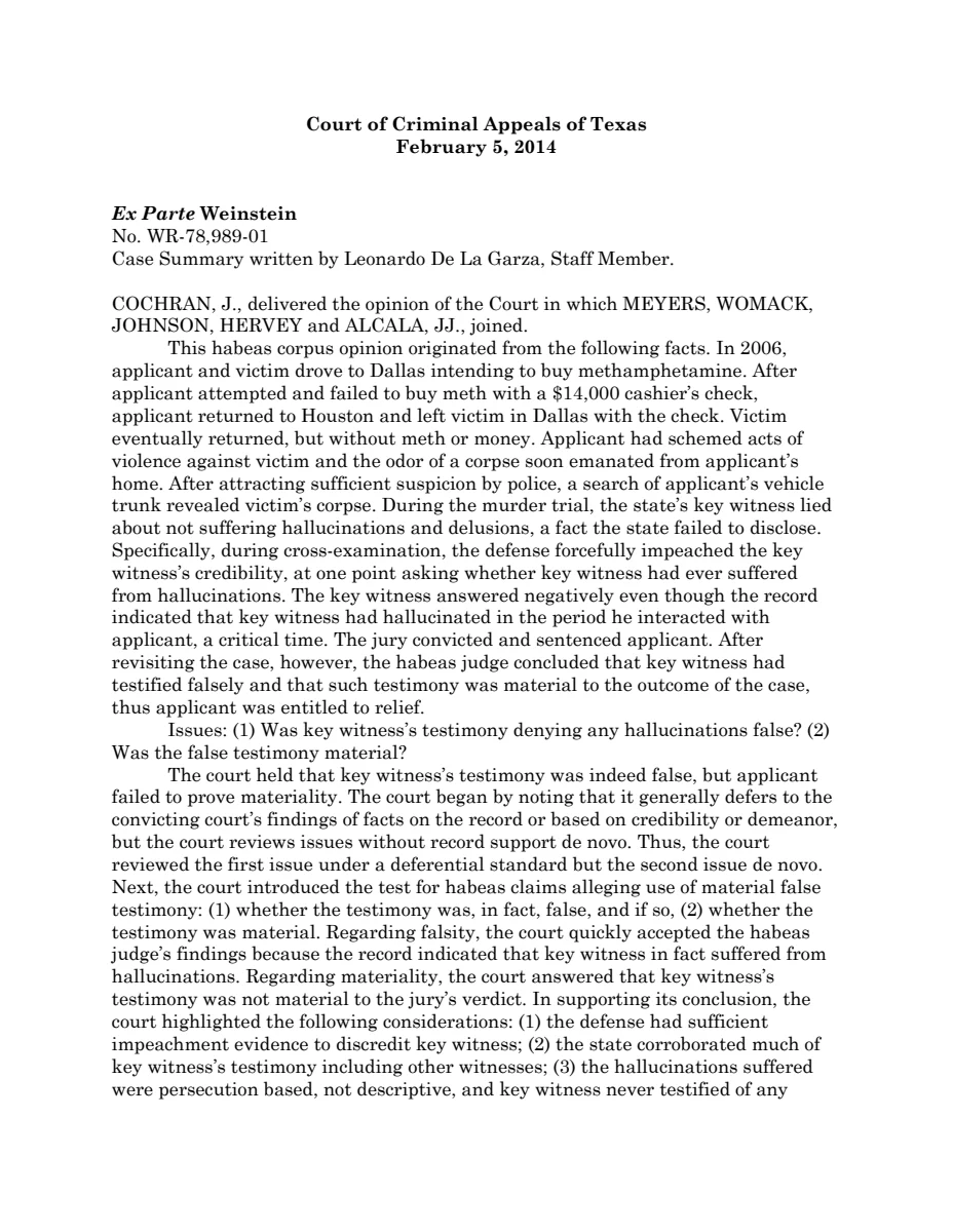 First page of Publication document