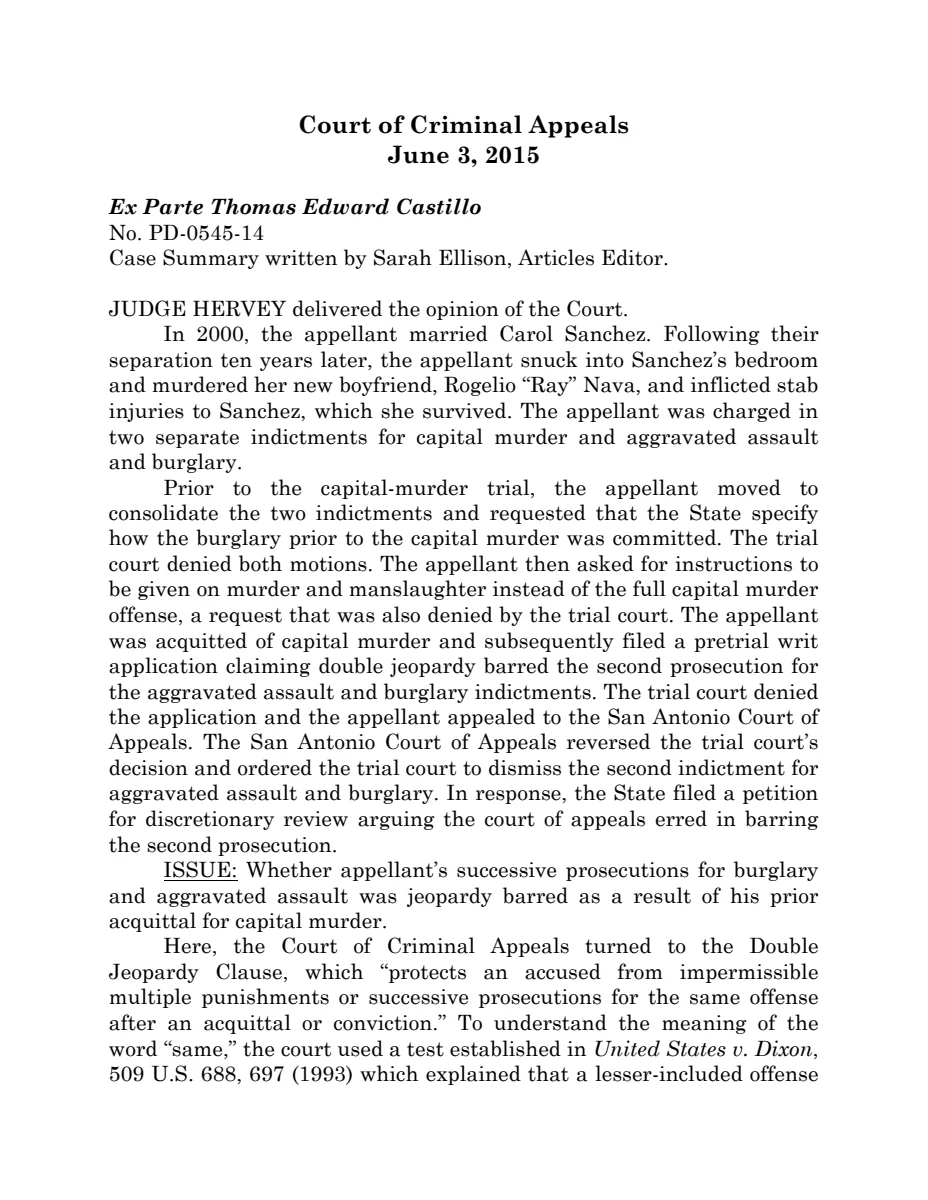 First page of June 3, 2015