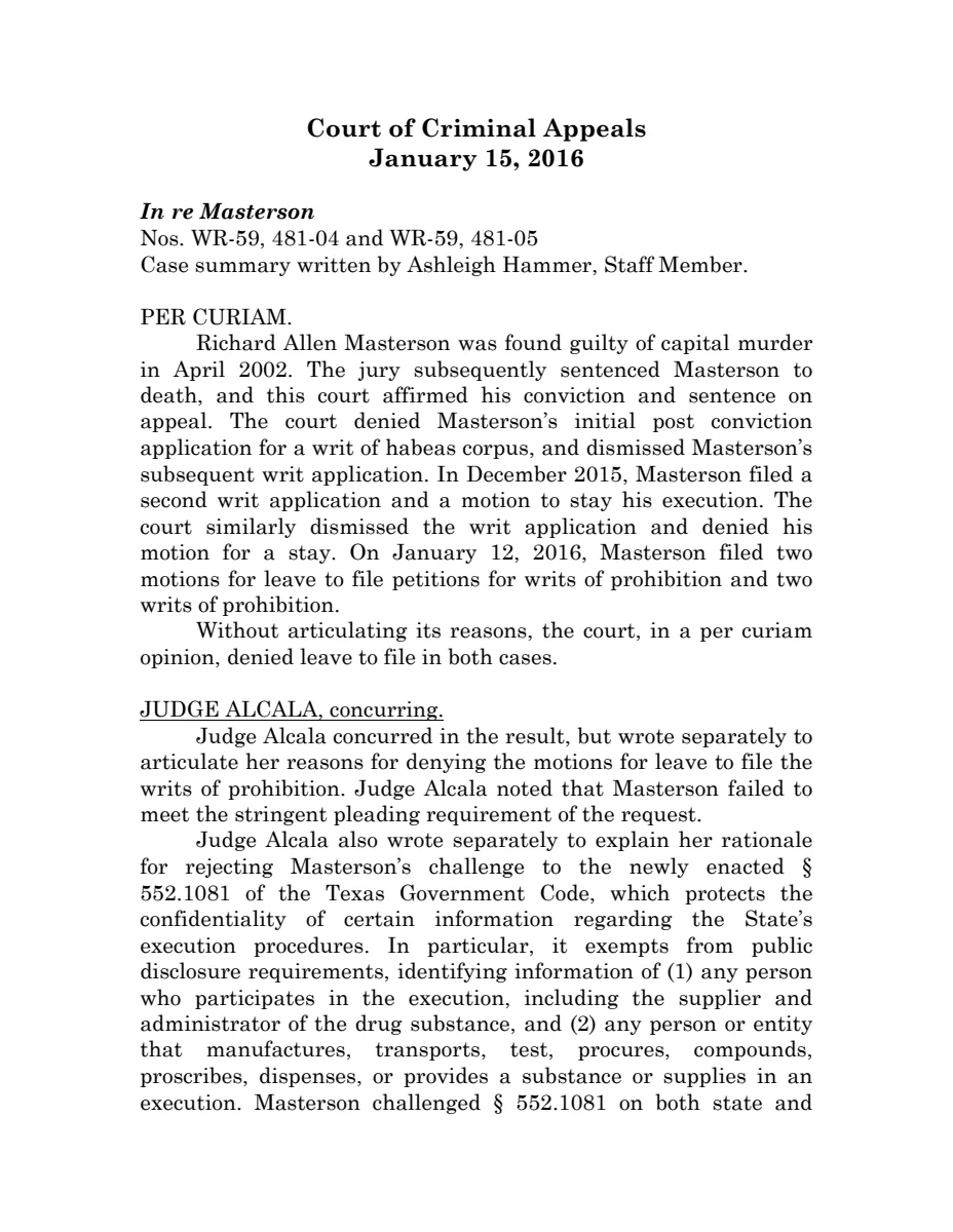 First page of January 15, 2016