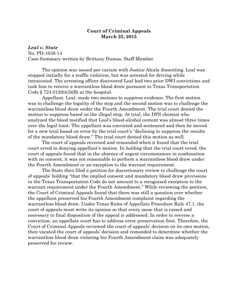 First page of March 25, 2015