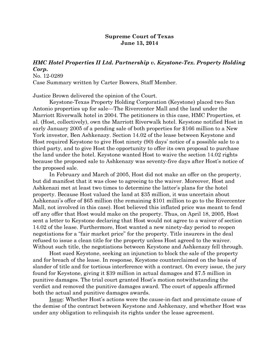 First page of Publication document