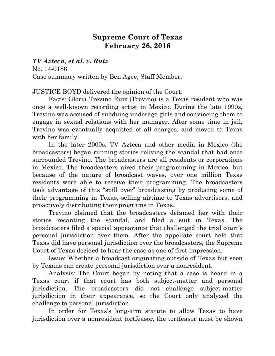 First page of February 26, 2016